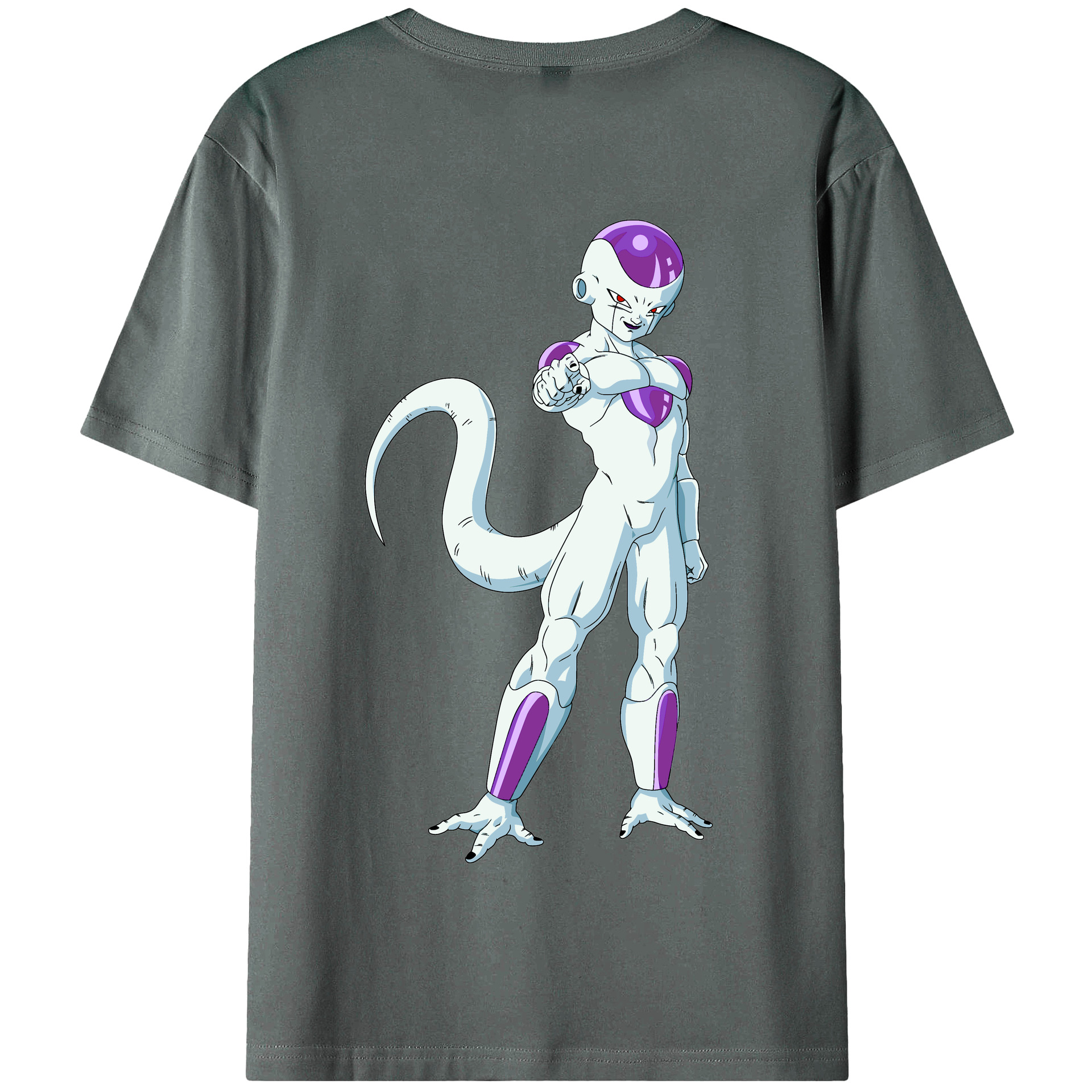 （画像用） ドラゴンボール フリーザ DRAGON BALL Frieza 綿100％半袖Tシャツ（背面プリント）